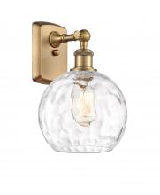 Innovations Lighting 516-1W-BB-G1215-8 - Athens Water Glass - 1 Light - 8 inch - Brushed Brass - Sconce