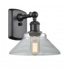 Innovations Lighting 516-1W-BK-G132 - Orwell - 1 Light - 8 inch - Matte Black - Sconce