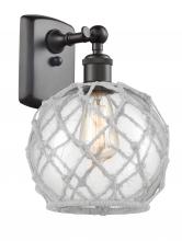Innovations Lighting 516-1W-OB-G122-8RW - Farmhouse Rope - 1 Light - 8 inch - Oil Rubbed Bronze - Sconce