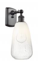 Innovations Lighting 516-1W-OB-G480-6OP - Brookhaven Almond - 1 Light - 6 inch - Oil Rubbed Bronze - Sconce