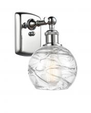 Innovations Lighting 516-1W-PC-G1213-6 - Athens Deco Swirl - 1 Light - 6 inch - Polished Chrome - Sconce