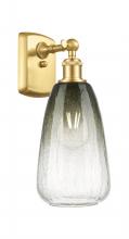 Innovations Lighting 516-1W-SG-G480-6SL - Brookhaven Almond - 1 Light - 6 inch - Satin Gold - Sconce