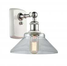 Innovations Lighting 516-1W-WPC-G132 - Orwell - 1 Light - 8 inch - White Polished Chrome - Sconce