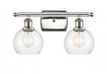 Innovations Lighting 516-2W-PN-G122-6 - Athens - 2 Light - 16 inch - Polished Nickel - Bath Vanity Light