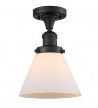 Innovations Lighting 517-1CH-BK-G41-LED - Cone - 1 Light - 8 inch - Matte Black - Semi-Flush Mount