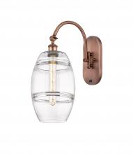 Innovations Lighting 518-1W-AC-G557-8CL - Vaz - 1 Light - 8 inch - Antique Copper - Adjustable Swing Arm