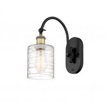 Innovations Lighting 518-1W-BAB-G1113 - Cobbleskill - 1 Light - 5 inch - Black Antique Brass - Adjustable Swing Arm