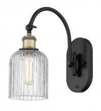 Innovations Lighting 518-1W-BAB-G559-5CL - Bridal Veil - 1 Light - 5 inch - Black Antique Brass - Adjustable Swing Arm