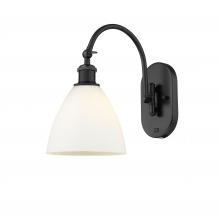Innovations Lighting 518-1W-BK-GBD-751 - Bristol - 1 Light - 8 inch - Matte Black - Adjustable Swing Arm