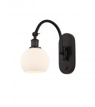 Innovations Lighting 518-1W-OB-G121-6 - Athens - 1 Light - 6 inch - Oil Rubbed Bronze - Adjustable Swing Arm