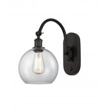 Innovations Lighting 518-1W-OB-G122-8 - Athens - 1 Light - 8 inch - Oil Rubbed Bronze - Adjustable Swing Arm