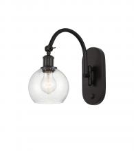 Innovations Lighting 518-1W-OB-G124-6 - Athens - 1 Light - 6 inch - Oil Rubbed Bronze - Adjustable Swing Arm