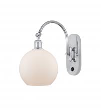 Innovations Lighting 518-1W-PC-G121-8 - Athens - 1 Light - 8 inch - Polished Chrome - Adjustable Swing Arm