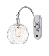 Innovations Lighting 518-1W-PC-G1215-8 - Athens Water Glass - 1 Light - 8 inch - Polished Chrome - Adjustable Swing Arm