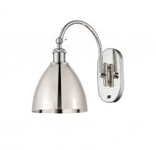Innovations Lighting 518-1W-PN-MBD-75-PN - Bristol - 1 Light - 8 inch - Polished Nickel - Adjustable Swing Arm