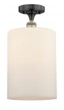Innovations Lighting 616-1F-BAB-G111-L - Cobbleskill - 1 Light - 9 inch - Black Antique Brass - Semi-Flush Mount