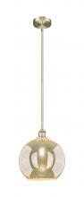 Innovations Lighting 616-1S-AB-G128-12 - Athens - 1 Light - 12 inch - Antique Brass - Cord hung - Mini Pendant
