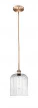 Innovations Lighting 616-1S-AC-G559-8SDY - Bridal Veil - 1 Light - 5 inch - Antique Copper - Cord hung - Mini Pendant
