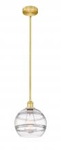 Innovations Lighting 616-1S-SG-G556-10CL - Rochester - 1 Light - 10 inch - Satin Gold - Cord hung - Mini Pendant