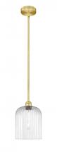 Innovations Lighting 616-1S-SG-G559-8CL - Bridal Veil - 1 Light - 5 inch - Satin Gold - Cord hung - Mini Pendant