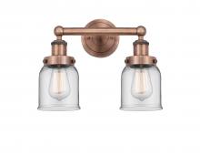 Innovations Lighting 616-2W-AC-G52 - Bell - 2 Light - 14 inch - Antique Copper - Bath Vanity Light