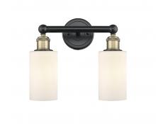 Innovations Lighting 616-2W-BAB-G801 - Clymer - 2 Light - 13 inch - Black Antique Brass - Bath Vanity Light