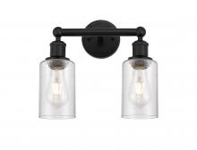 Innovations Lighting 616-2W-BK-G804 - Clymer - 2 Light - 13 inch - Matte Black - Bath Vanity Light