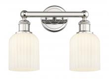Innovations Lighting 616-2W-PN-G559-5GWH - Bridal Veil - 2 Light - 14 inch - Polished Nickel - Bath Vanity Light