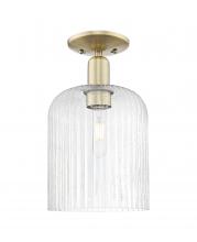 Innovations Lighting 716-1C-AB-G559-8SDY - Bridal Veil - 1 Light - 8 inch - Antique Brass - Semi-Flush Mount