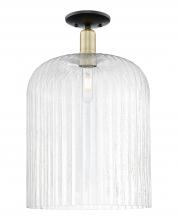 Innovations Lighting 716-1C-BAB-G559-12SDY - Bridal Veil - 1 Light - 12 inch - Black Antique Brass - Semi-Flush Mount
