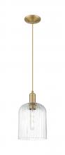 Innovations Lighting 716-1P-BB-G559-8SDY - Bridal Veil - 1 Light - 8 inch - Brushed Brass - Cord hung - Mini Pendant