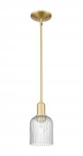Innovations Lighting 716-1S-SG-G559-5SDY - Bridal Veil - 1 Light - 6 inch - Satin Gold - Mini Pendant