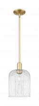 Innovations Lighting 716-1S-SG-G559-8CL - Bridal Veil - 1 Light - 8 inch - Satin Gold - Mini Pendant