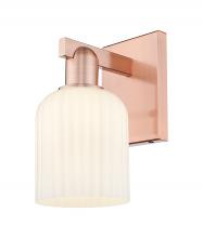 Innovations Lighting 716-1W-AC-G559-5GWH - Bridal Veil - 1 Light - 6 inch - Antique Copper - Sconce