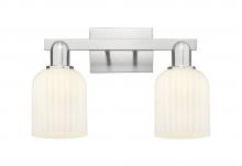 Innovations Lighting 716-2W-SN-G559-5GWH - Bridal Veil - 2 Light - 16 inch - Brushed Satin Nickel - Bath Vanity Light