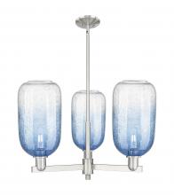 Innovations Lighting 716-3CR-SN-G482-7SB - Brookhaven Cloche - 3 Light - 18 inch - Satin Nickel - Flush Mount