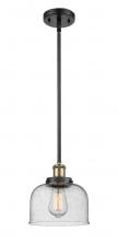 Innovations Lighting 916-1S-BAB-G74 - Bell - 1 Light - 8 inch - Black Antique Brass - Mini Pendant
