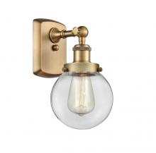 Innovations Lighting 916-1W-BB-G202-6 - Beacon - 1 Light - 6 inch - Brushed Brass - Sconce