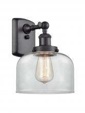 Innovations Lighting 916-1W-BK-G72 - Bell - 1 Light - 8 inch - Matte Black - Sconce