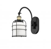 Innovations Lighting 918-1W-BAB-G51-CE - Bell Cage - 1 Light - 6 inch - Black Antique Brass - Adjustable Swing Arm