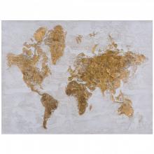 Yosemite Home Decor YL150861A - Map in Gold