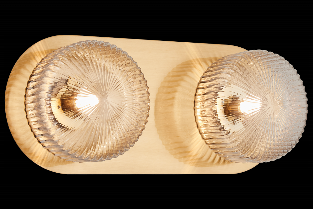 Knobbel Aged Gold Brass Wall Sconce
