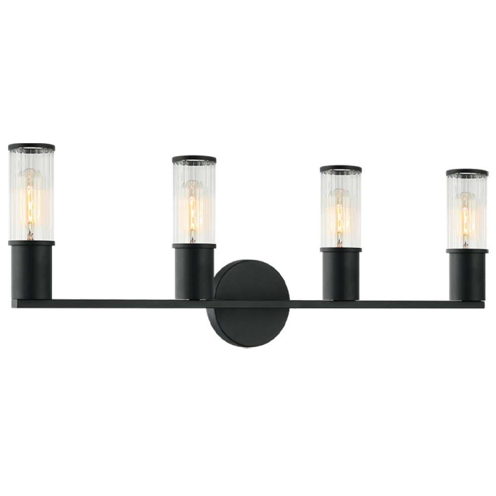 Klarice Matte Black Wall Sconce