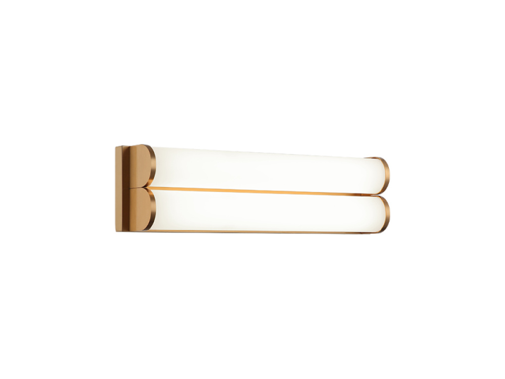 Jensen Aged Gold Brass Wall Sconce