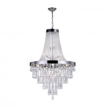 CWI Lighting 5078P32C (Clear) - Vast 17 Light Down Chandelier With Chrome Finish
