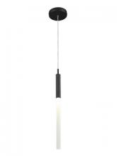 Avenue Lighting HF2020-FR-BK - Main Street Collection 1 Light Frosted Glass Pendant