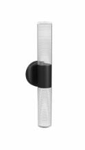 Avenue Lighting HF3305-BK - The Strand Laser Cut Spiral Glass Wall Sconce
