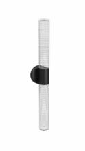 Avenue Lighting HF3306-BK - The Strand Laser Cut Spiral Glass Wall Sconce