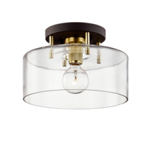 Troy C7541-BRZ/BBA - Bergamot Station Semi Flush