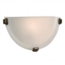 Galaxy Lighting 208612ORB/FR-113EB - Wall Sconce - in Oil Rubbed Bronze finish with Frosted Glass